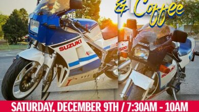 Suzuki Motorcycles, Cars, and Coffee December 9, 2023