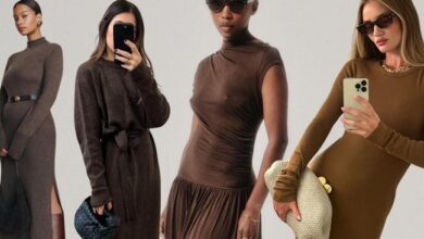 The Brown Dress Trend Is Expensive-Looking and Chic