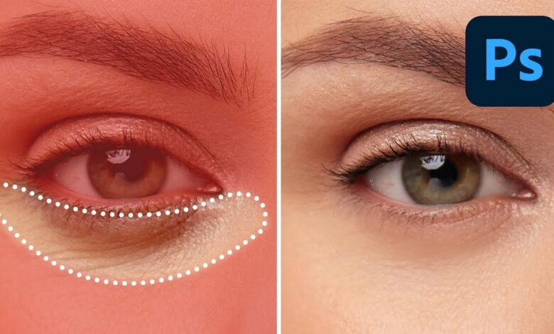 How to Fix Dark Circles Under Eyes in Photoshop
