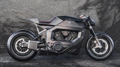 Blacktrack x Bell & Ross: A custom Indian Scout with a matching watch