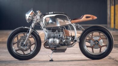 Ultraleicht: A custom BMW R65 trimmed with wood and aluminum