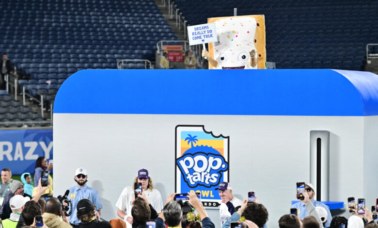 Pop-Tarts Bowl features an edible sports mascot : NPR