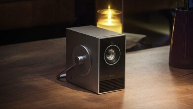 LG's new CineBeam Qube is a 4K projector that's unlike anything I've ever seen