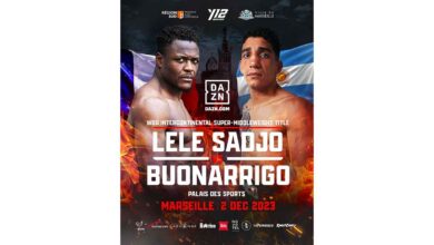 Kevin Lele Sadjo vs Abraham Gabriel Buonarrigo full fight video poster 2023-12-02