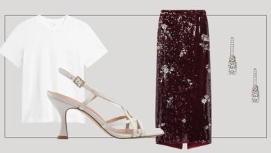 6 Sequin-Skirt Outfits Perfect for Party Season
