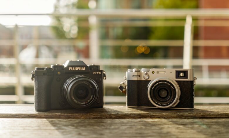 Fujifilm X100V Versus Fujifilm X-T5 With 23mm f/2 Lens