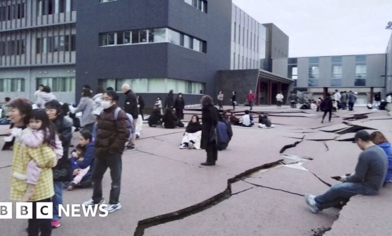 Japan earthquake: Thousands in shelters overnight after tsunami warnings