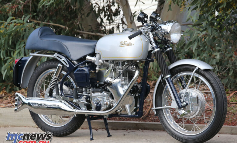 Velocette Thruxton-Although built in the 1960s the Thruxton owed more to an earlier era