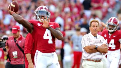 College Football Playoff -- How Alabama's Nick Saban mentors and motivates QBs