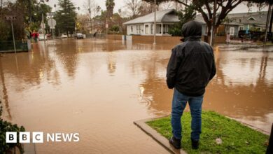 'Catastrophic' flooding hits California as bad weather continues