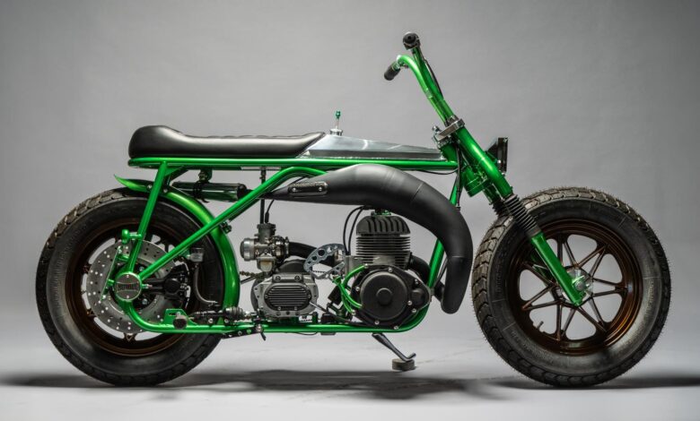 Forever Young: An overgrown mini-bike with a Yamaha snowmobile engine