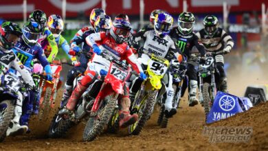 Blow by blow reports from the 250-450 AMA SX Glendale Mains
