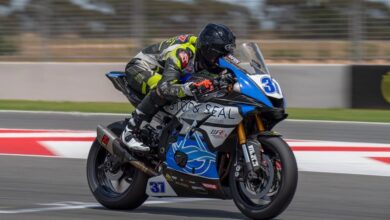 Jack Mahaffy in ASBK Supersport with Stop & Seal Racing