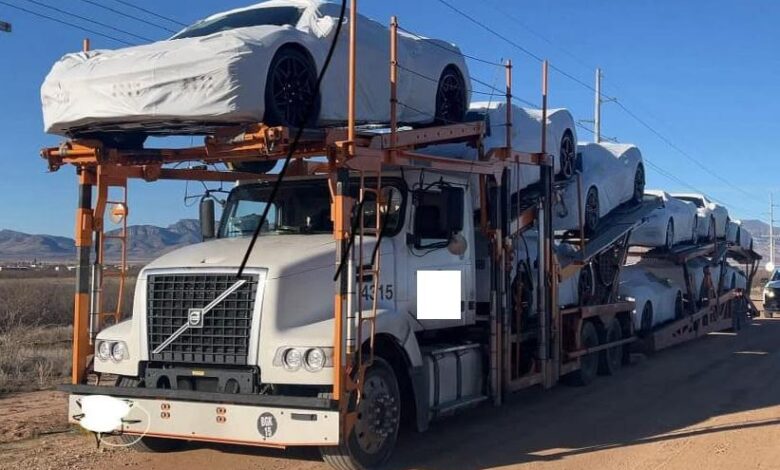 Who needs a taxi? Released prisoner steals Corvette-carrying truck to get home