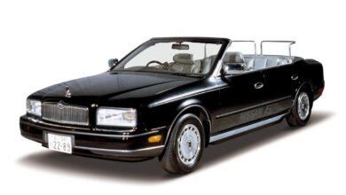 Nissan Made An Electric President Convertible For Sumo Champion Parades In 1991