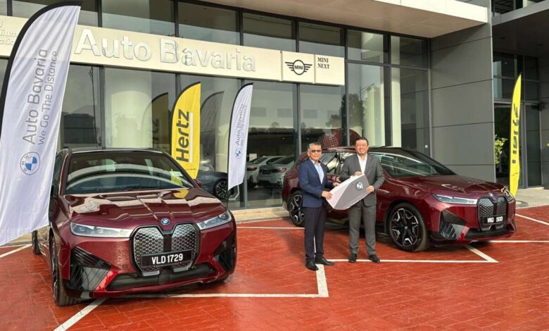 Auto Bavaria, Sime Darby Rent-A-Car/Hertz Malaysia launch EV rental service, featuring the BMW iX