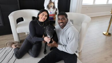 Juwan and Chanen Johnson, together with their shelter pet Fitzgerald, team up with Hill
