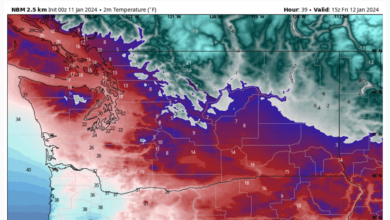 Some of the Coldest Air in Years is Moving into Washington State