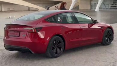 Tesla Model 3 Performance uncovered spy 2
