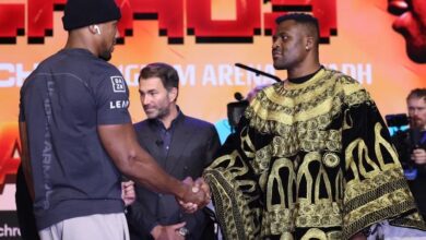 Francis Ngannou says he’s going to take Anthony Joshua’s ‘soul’
