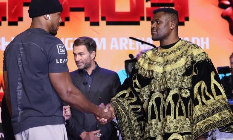 Francis Ngannou says he’s going to take Anthony Joshua’s ‘soul’