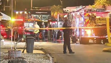 Several people have died after a plane crashed into a mobile home in Florida : NPR