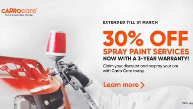 Carro Care body & paint centre promo until March 31 – get 30% off, respray your car from just RM2,100
