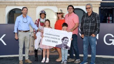 Joseph gets 1,000th Win as Palace Zip Breaks Maiden