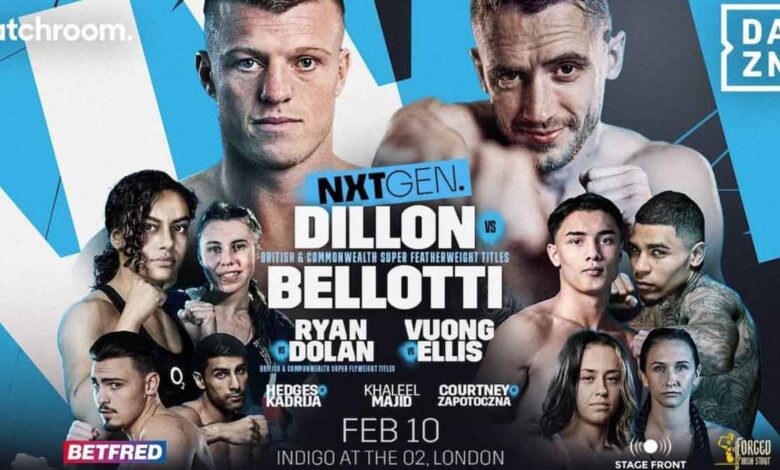 Liam Dillon vs Reece Bellotti full fight video poster 2024-02-10