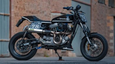 Super-tracker: A custom Sportster 1200 with supermoto steeze