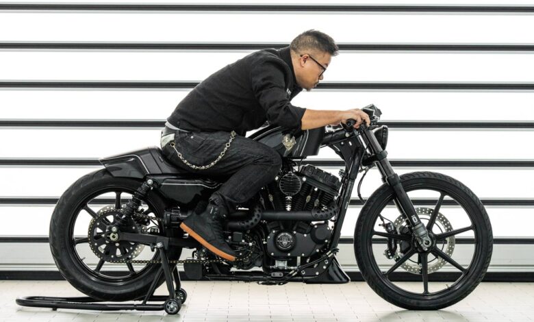 Vantage Velocity: A Harley-Davidson Sportster Roadster by Rough Crafts