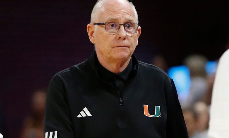 Miami scores lowest total since reinstating men's basketball in 1985-86