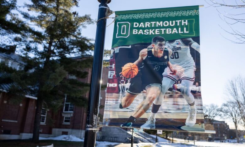 Dartmouth players say athletes backing their push to unionize