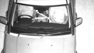 Which Australian states use seatbelt detection cameras?