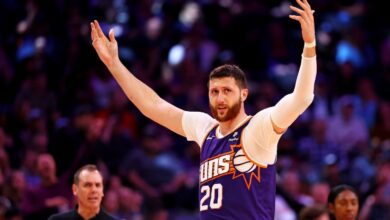 Nurkic was upset by officials after setting the Suns' rebounding record