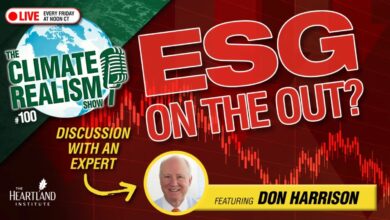 ClimateTV – LIVE at 1PM ET – ESG on the Outs? – Watts Up With That?