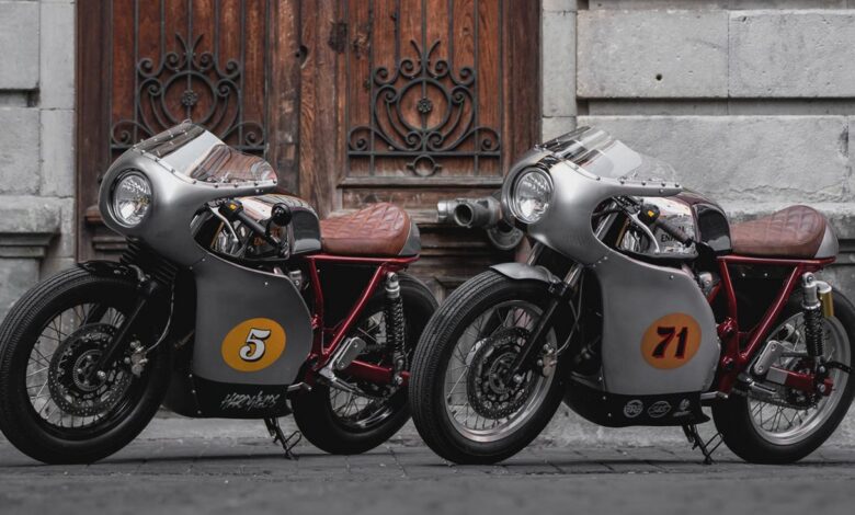 Twinning: A pair of Royal Enfield Continental GT café racers from Mexico