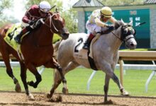 Flameaway Filly topped the males in the Keeneland debut