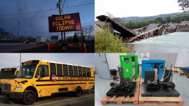 Broken bridges, the lasting legacy of school buses and a solar eclipse in this week's automotive roundup