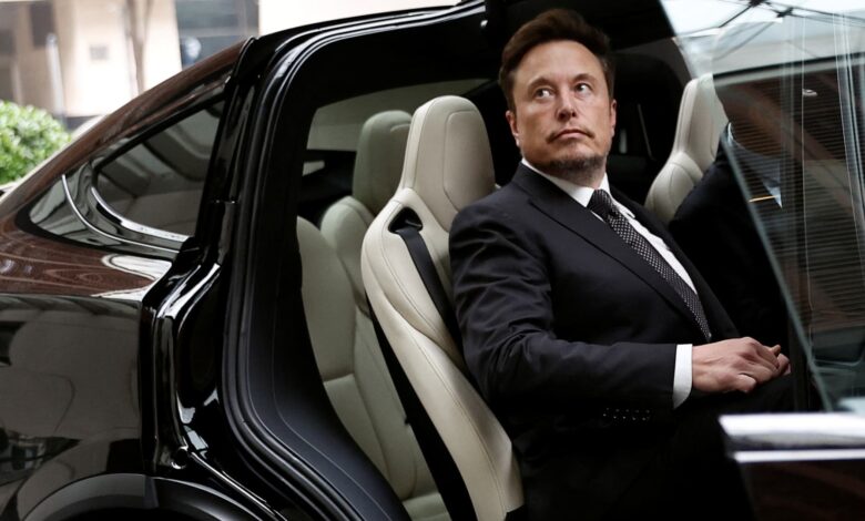 Elon Musk visits China as Tesla looks to deploy self-driving car technology
