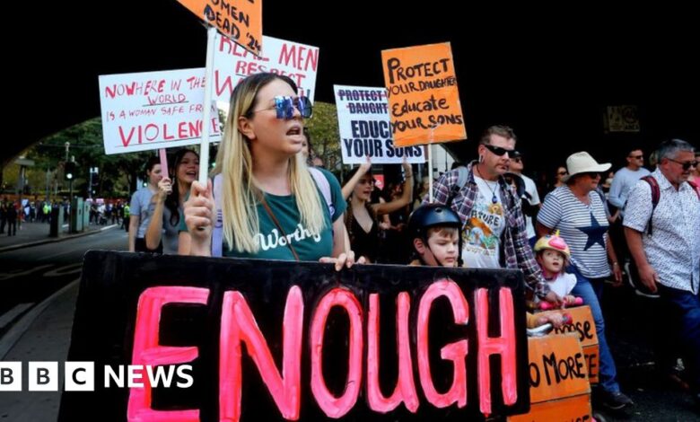 Australians are calling for stricter laws on violence against women after a series of murders