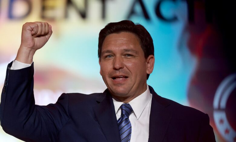 Ron DeSantis tells donors he will raise money for Trump, whose campaign has called him “Sad Little Man”