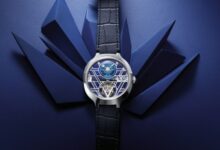 Louis Vuitton creates Voyager with “Stained Glass” enamel dial