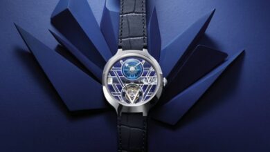 Louis Vuitton creates Voyager with “Stained Glass” enamel dial