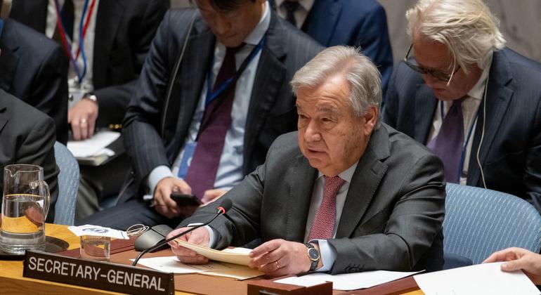 Guterres appeals for maximum restraint in the Middle East
