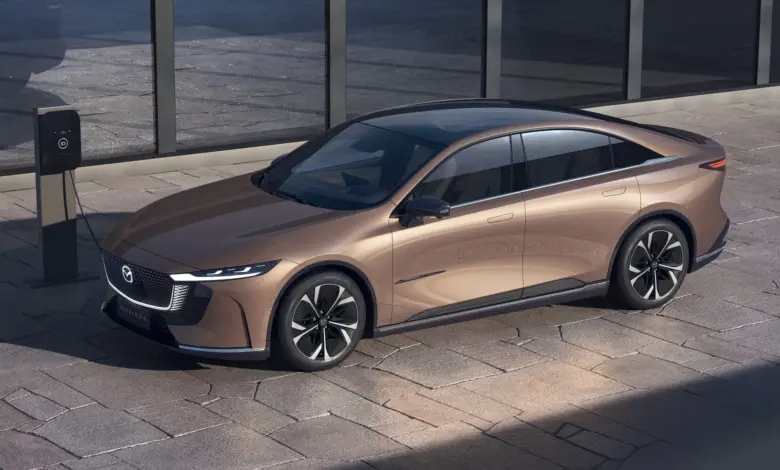 Mazda applies design sophistication to China with the EZ-6 electric sedan