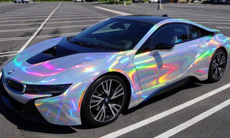 Embrace your inner Paris Hilton with this three-dimensional BMW i8