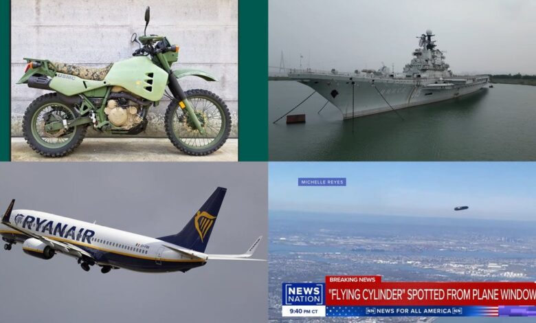 Diesel bikes, abandoned ships and UFOs in this week's car roundup