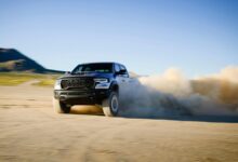 The six-cylinder Ram 1500 RHO delivers more power per tank than any off-road sport truck.