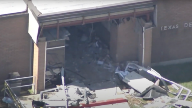 Man 'intended to cause harm' crashes pickup truck into Texas DPS building